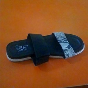 Snakeskin print sandles